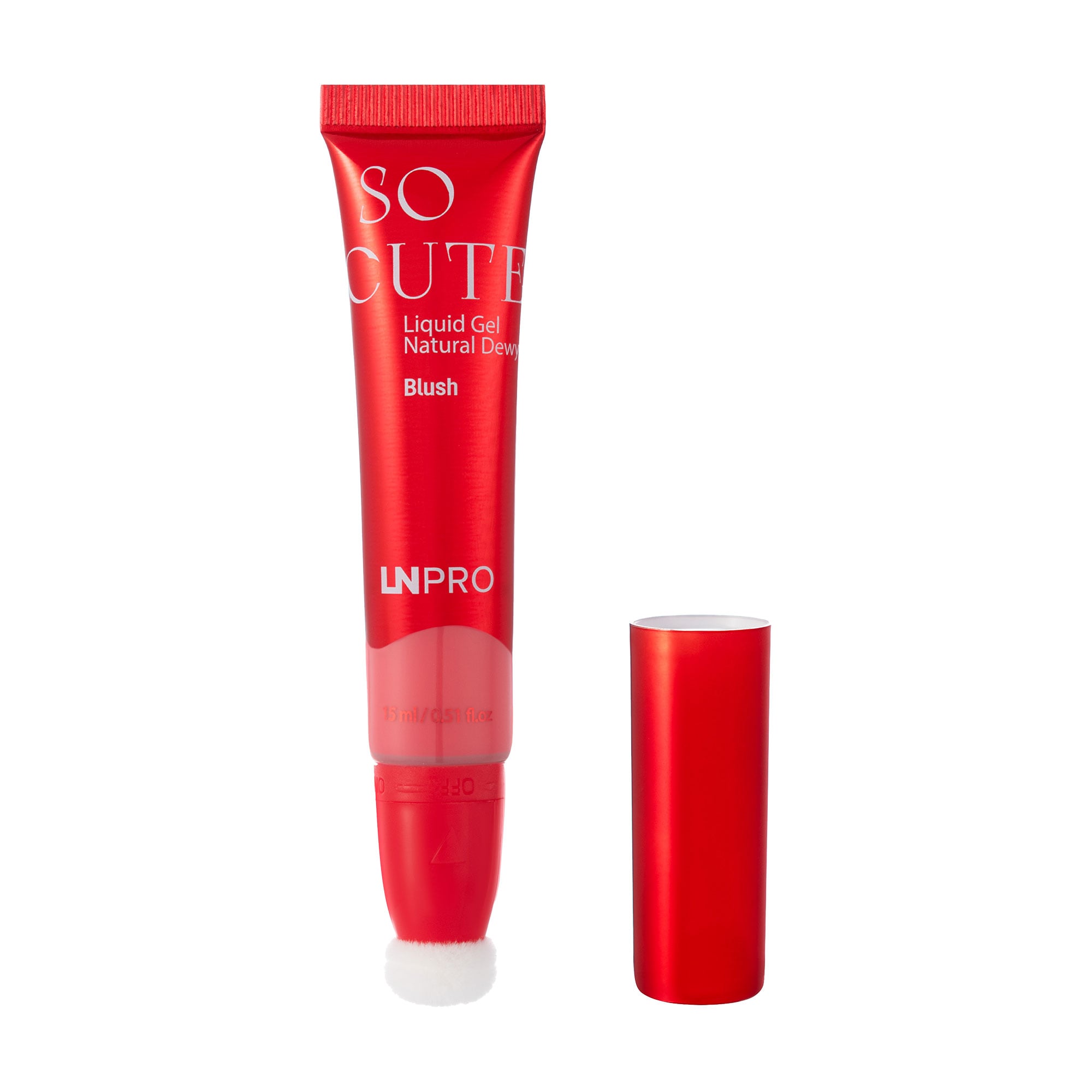Рідкі гелеві рум'яна для обличчя LN Pro So Cute Natural Dewy Blush 103, 15 мл